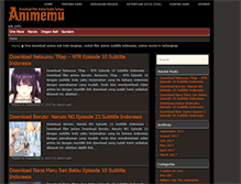 Tablet Screenshot of animemu.com